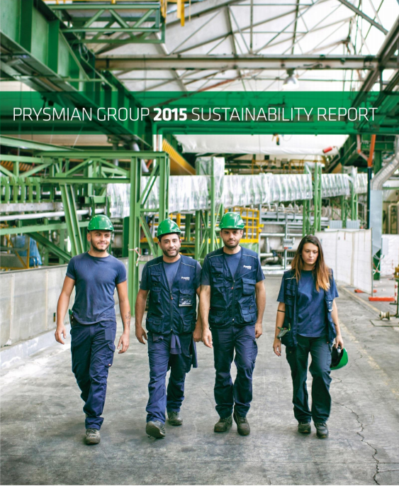 2015 Sustainability report